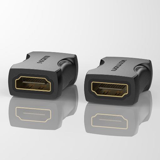 Εικόνα της Adapter Vention HDMI to HDMI F/F Black AIRB0