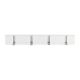 Εικόνα της Κρεμάστρα Τοίχου Estia Ξύλινη 40x5.5x1.8cm 4 Θέσεων Με Αναδιπλούμενους Γάντζους Λευκή 02-18382