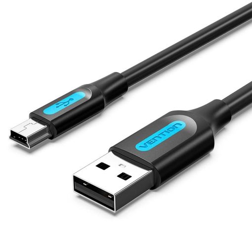 Εικόνα της Καλώδιο Vention USB 2.0 to Mini USB AM/BM 2m Black COMBH