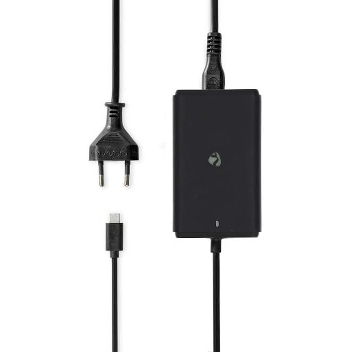 Εικόνα της Τροφοδοτικό Laptop Nedis USB-C 45W Black NBAU45110BK