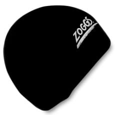 Εικόνα της Σκουφάκι Κολύμβησης Zoggs Latex Μαύρο 3630021