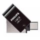 Εικόνα της Philips 2-in-1 128GB USB-A & USB-C 3.1 Black FM12DC152B/00