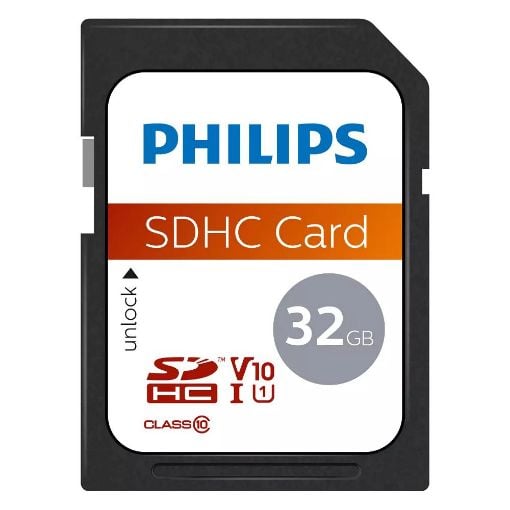 Εικόνα της Κάρτα Μνήμης SDHC Philips 32GB Class 10 UHS-I U1 V10 FM32SD45B/00