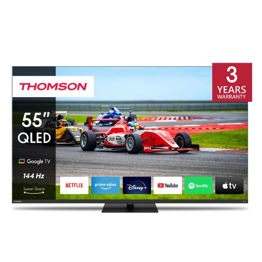 Εικόνα της Τηλεόραση Thomson 55QG7C14 55" Smart 4K UHD QLED Pro 144Hz Google TV HDR10