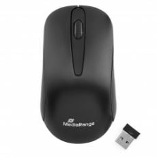 Εικόνα της Ποντίκι MediaRange Optical 3-Button Wireless Black MROS209