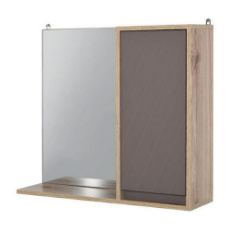 Εικόνα της Homcom Καθρέπτης Μπάνιου με Ντουλάπι 57x14.2x49.2 cm 834-244