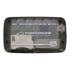 Εικόνα της Esperanza Card Reader USB 2.0 για SD/microSD/MemoryStick/xD EA117